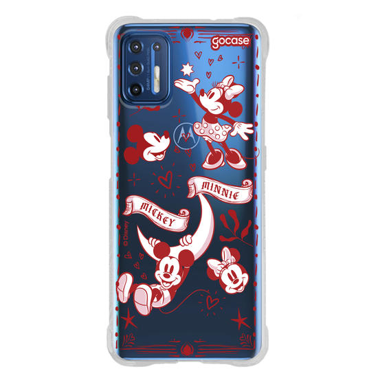 Capinha para celular Mickey e Minnie - Red Love