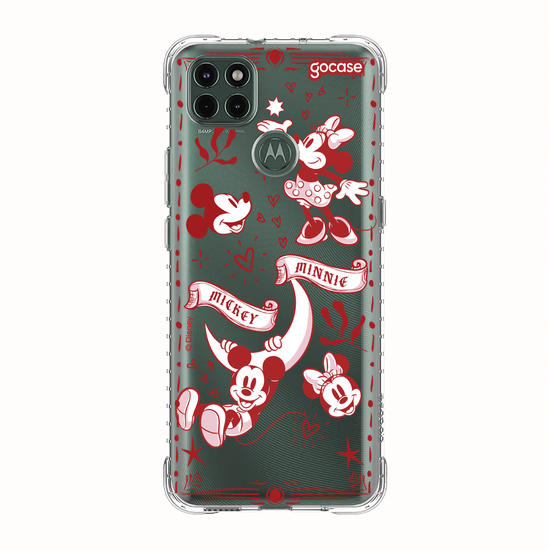 Capinha para celular Mickey e Minnie - Red Love