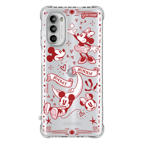 Capinha para celular Mickey e Minnie - Red Love
