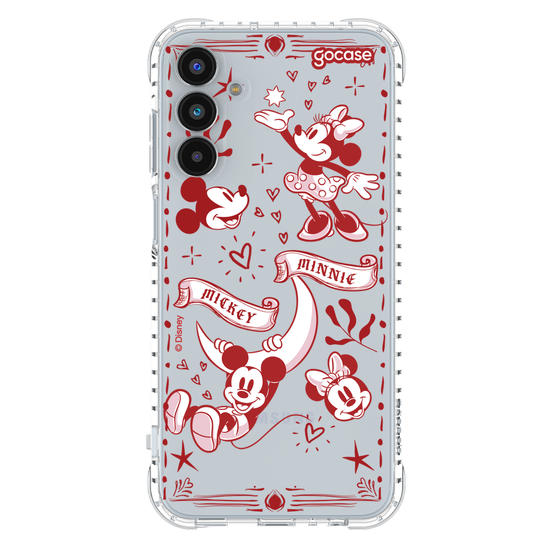 Capinha para celular Mickey e Minnie - Red Love