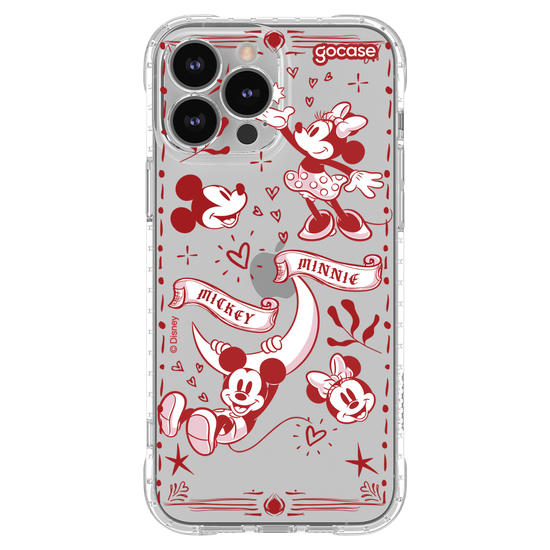 Capinha para celular Mickey e Minnie - Red Love