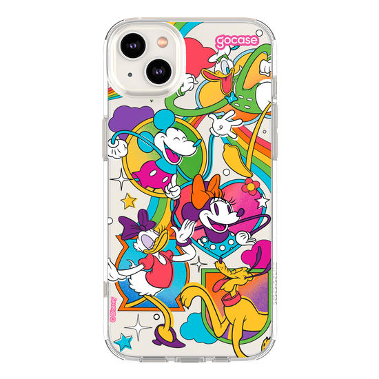 Capinha para celular Mickey e Amigos - Psicodelia
