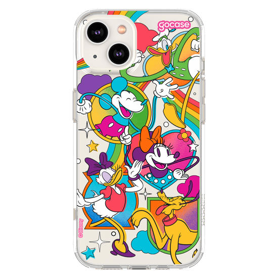 Capinha para celular Mickey e Amigos - Psicodelia