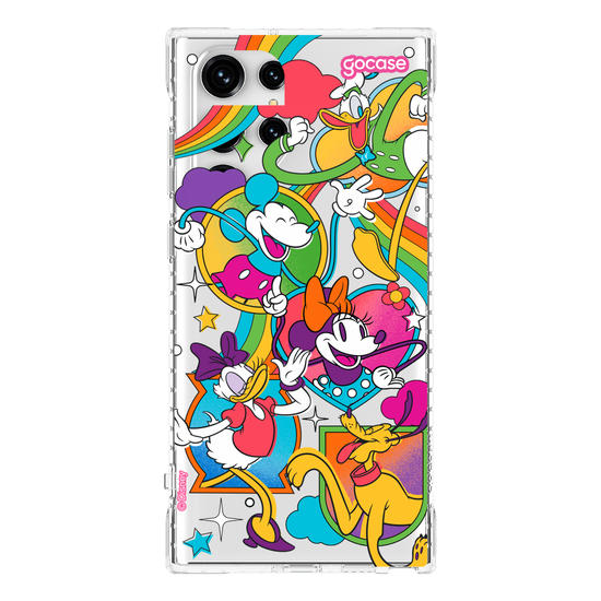 Capinha para celular Mickey e Amigos - Psicodelia