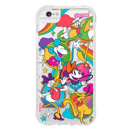 Capinha para celular Mickey e Amigos - Psicodelia