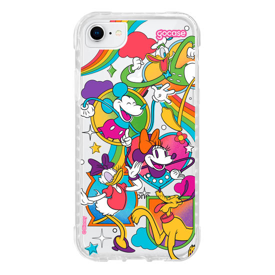 Capinha para celular Mickey e Amigos - Psicodelia