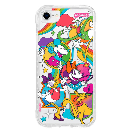 Capinha para celular Mickey e Amigos - Psicodelia