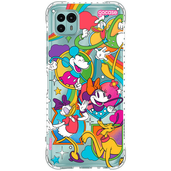 Capinha para celular Mickey e Amigos - Psicodelia