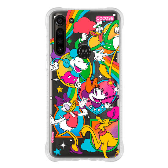 Capinha para celular Mickey e Amigos - Psicodelia
