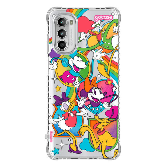 Capinha para celular Mickey e Amigos - Psicodelia