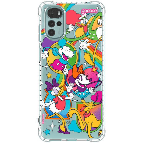 Capinha para celular Mickey e Amigos - Psicodelia