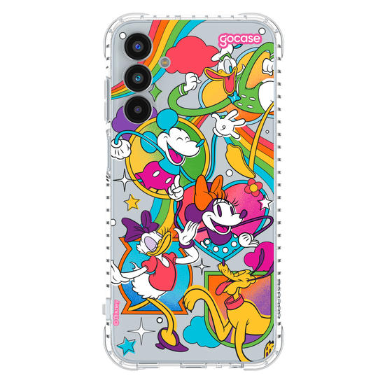 Capinha para celular Mickey e Amigos - Psicodelia