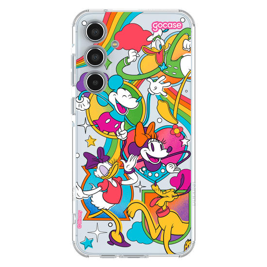 Capinha para celular Mickey e Amigos - Psicodelia