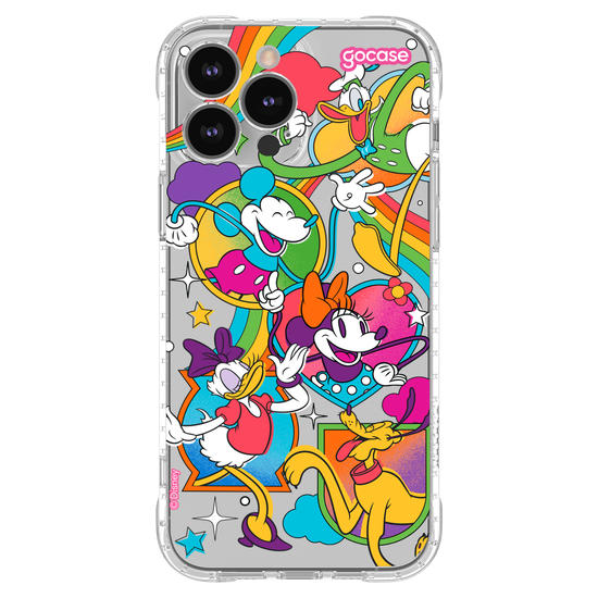 Capinha para celular Mickey e Amigos - Psicodelia