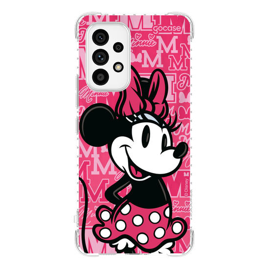 Capinha para celular Minnie Colegial Pink