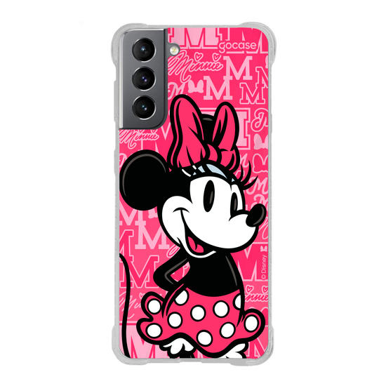 Capinha para celular Minnie Colegial Pink