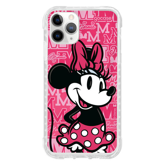 Capinha para celular Minnie Colegial Pink