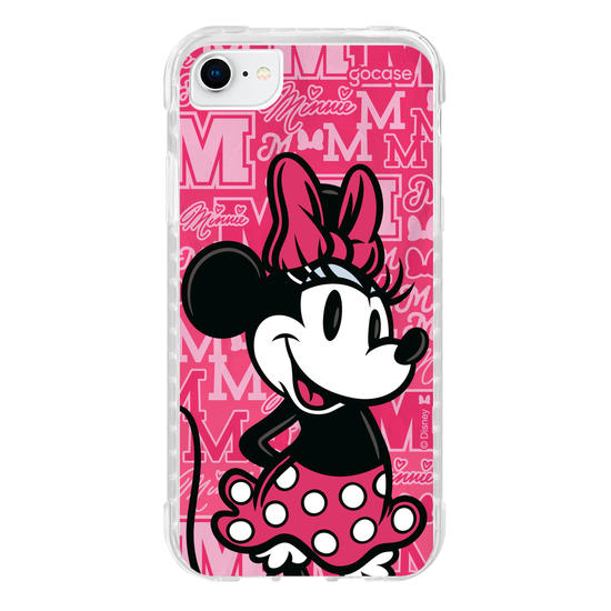 Capinha para celular Minnie Colegial Pink