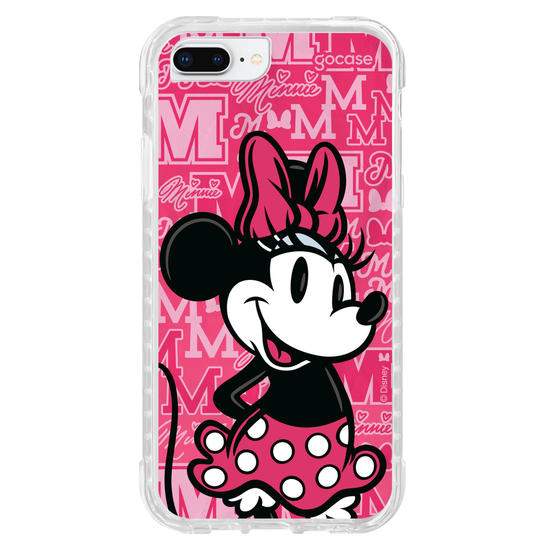 Capinha para celular Minnie Colegial Pink