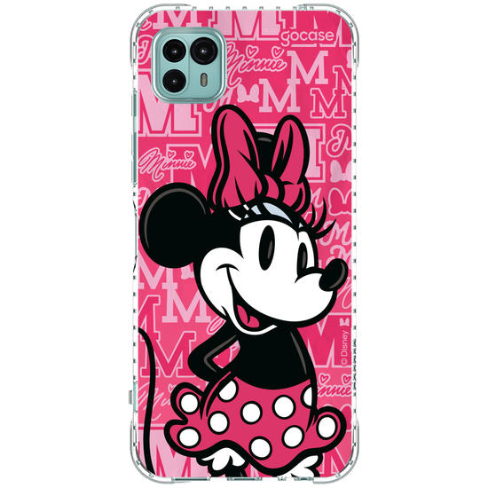 Capinha para celular Minnie Colegial Pink