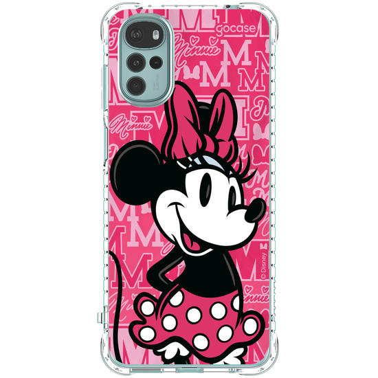 Capinha para celular Minnie Colegial Pink