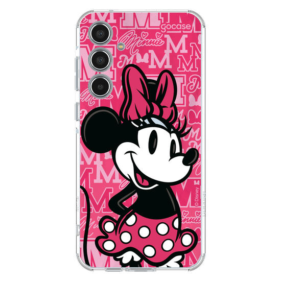Capinha para celular Minnie Colegial Pink