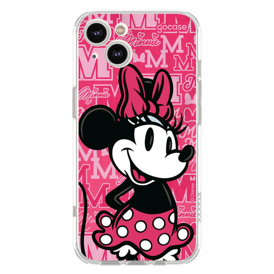 Capinha para celular Minnie Colegial Pink
