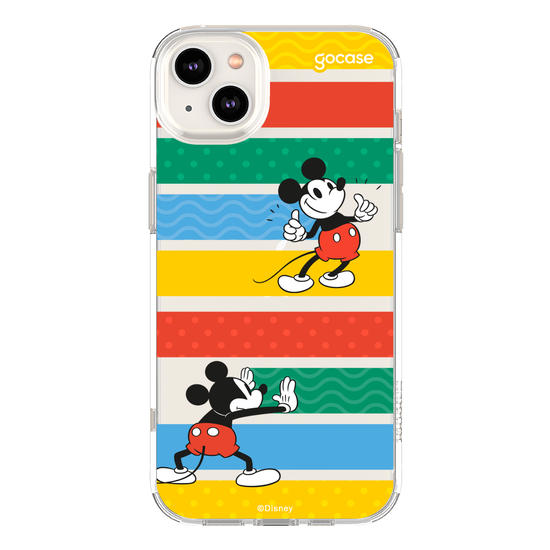 Capinha para celular Mickey Escondendo Listras
