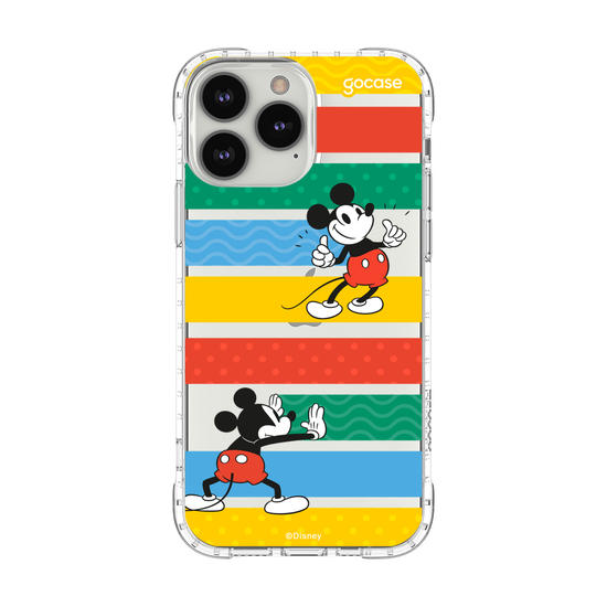 Capinha para celular Mickey Escondendo Listras