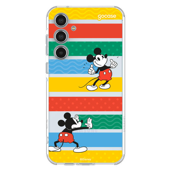 Capinha para celular Mickey Escondendo Listras