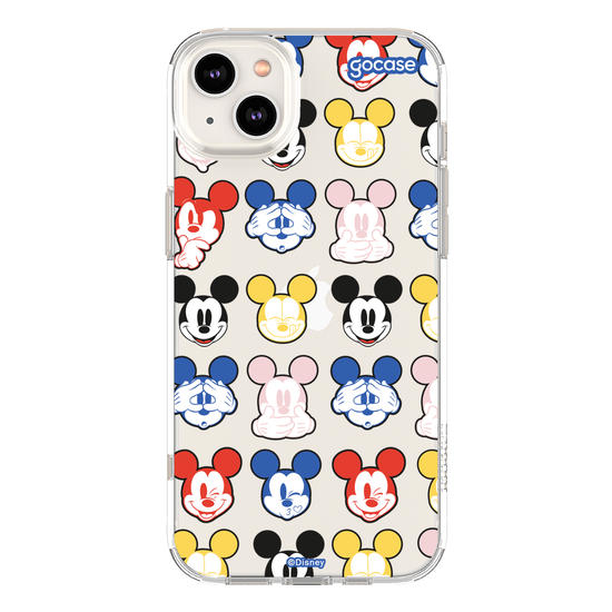 Capinha para celular  Mickey Expressões Coloridas