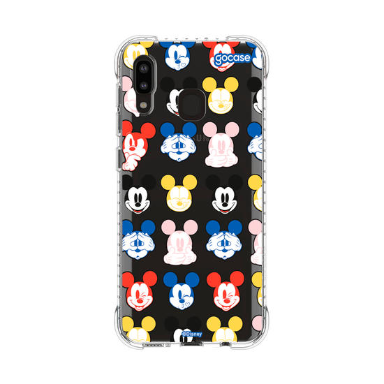 Capinha para celular  Mickey Expressões Coloridas