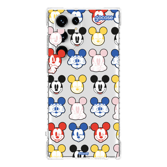 Capinha para celular  Mickey Expressões Coloridas