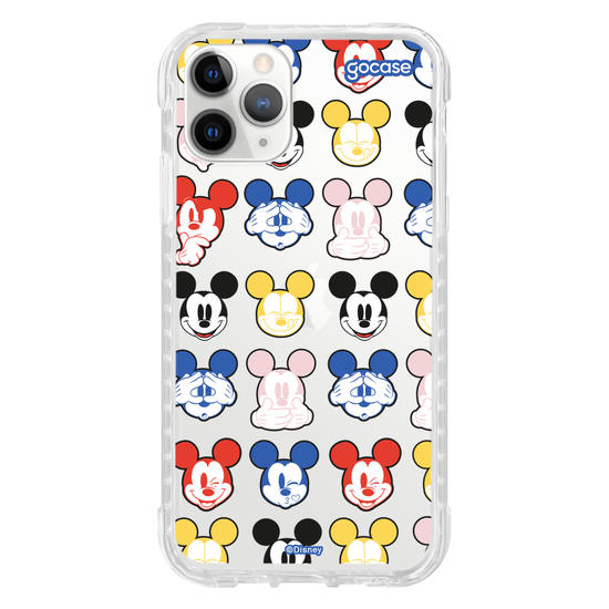 Capinha para celular  Mickey Expressões Coloridas