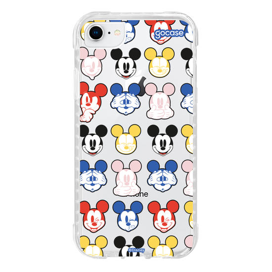 Capinha para celular  Mickey Expressões Coloridas