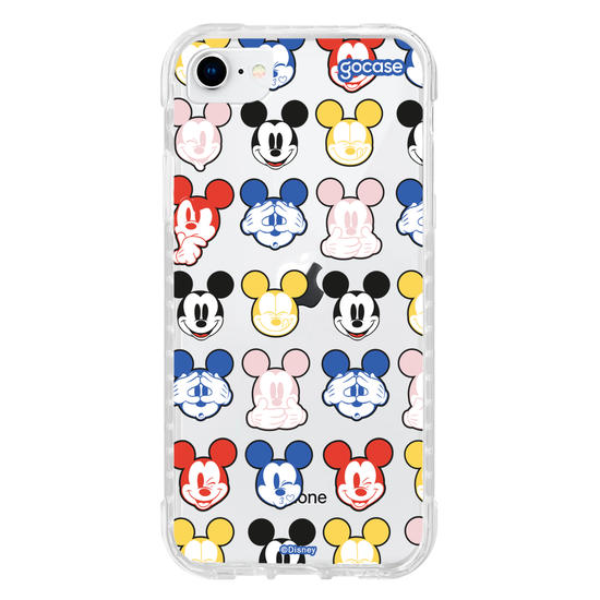 Capinha para celular  Mickey Expressões Coloridas