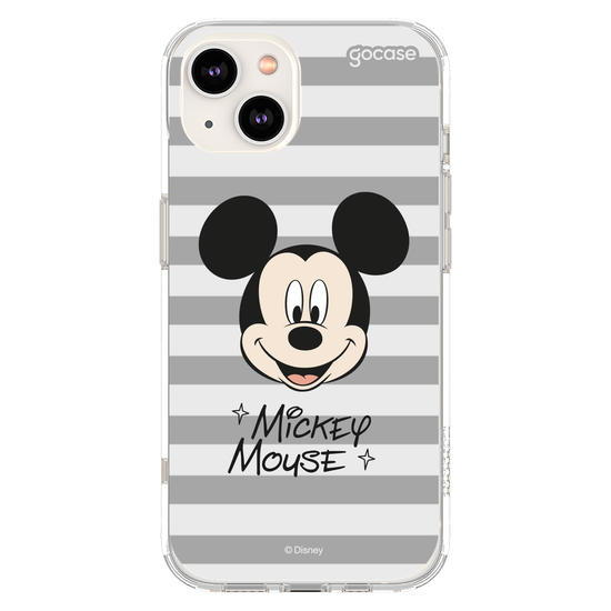 Capinha para celular  Mickey Face Listrado