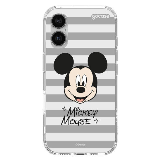 Capinha para celular  Mickey Face Listrado
