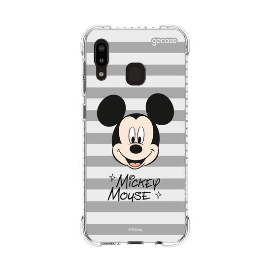 Capinha para celular  Mickey Face Listrado
