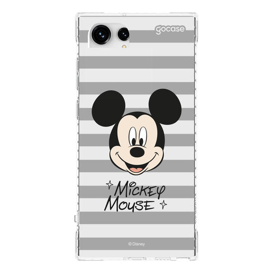 Capinha para celular  Mickey Face Listrado