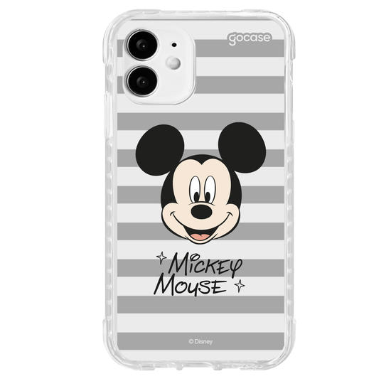Capinha para celular  Mickey Face Listrado