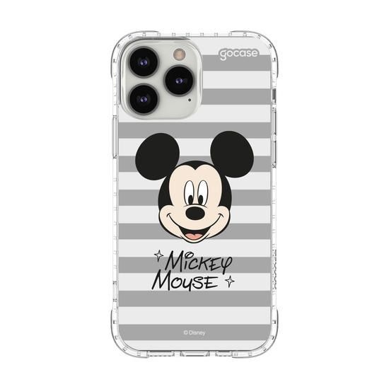 Capinha para celular  Mickey Face Listrado