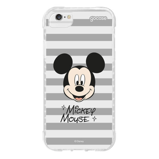 Capinha para celular  Mickey Face Listrado