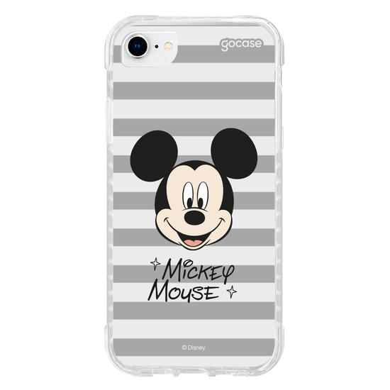 Capinha para celular  Mickey Face Listrado