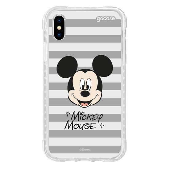 Capinha para celular  Mickey Face Listrado