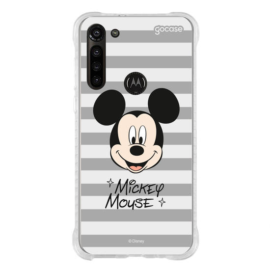 Capinha para celular  Mickey Face Listrado