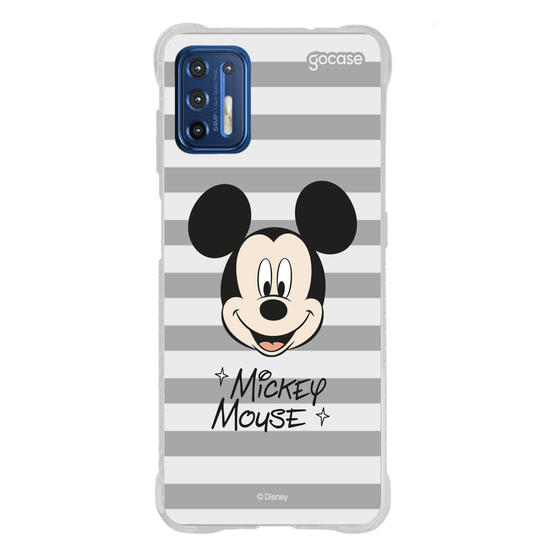Capinha para celular  Mickey Face Listrado