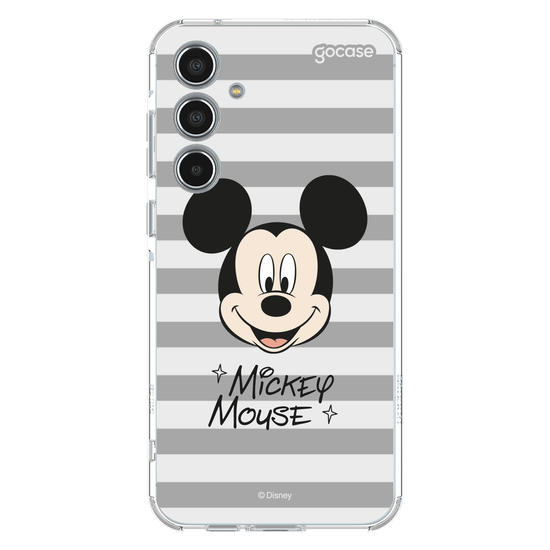 Capinha para celular  Mickey Face Listrado