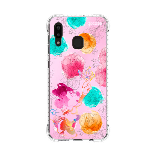 Capinha para celular  Minnie - Rosas e Aquarela