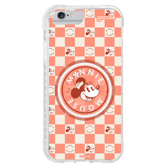Capinha para celular  Minnie Pop Xadrez